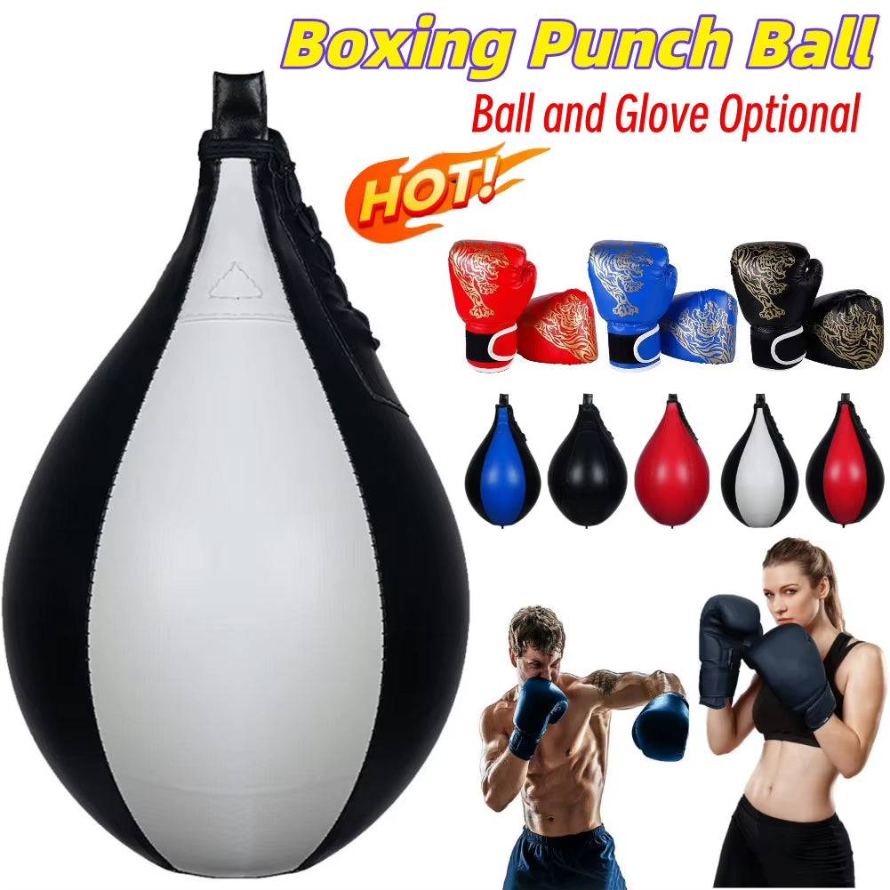 Ultimate Reflex Speed Ball - PU Leather Punching Bag for Stress Relief & Boxing Training